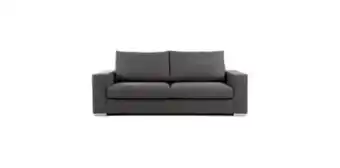 Rochester Kave home big 3 seater couch in fabric grey offer