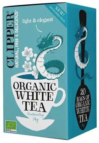 Faithful to Nature Clipper organic white tea offer