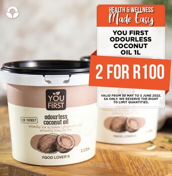 Food Lover's Market You first odourless coconut oil 2 offer