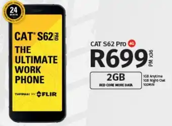 Vodacom Cat s62 pro offer
