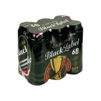 Liquor City Carling black label can (6 x 500ml) offer