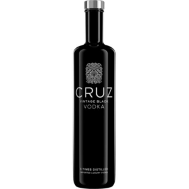 Cruz vintage black vodka bottle 750ml offer at Shoprite Liquor