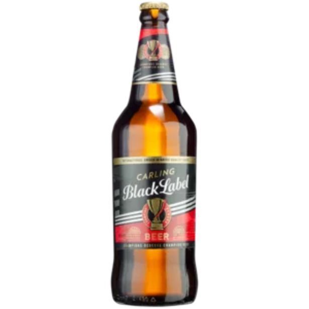 Carling black label beer bottle 750ml offer at Shoprite