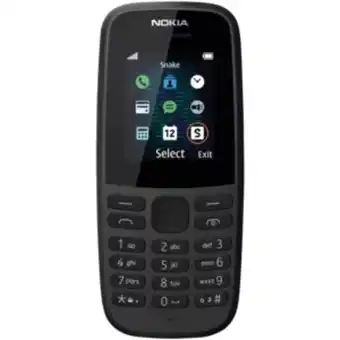 Shoprite Nokia 105 black dual sim mobile handset 4mb cell c offer