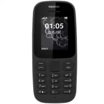Nokia 105 black mobile phone