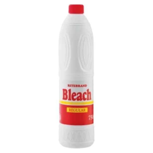 Ritebrand regular bleach 750ml offer at Shoprite
