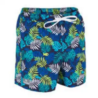 Decathlon 100 kid’s short surfing boardshorts jungle blue offer