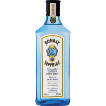 Bombay sapphire london dry gin bottle 750ml