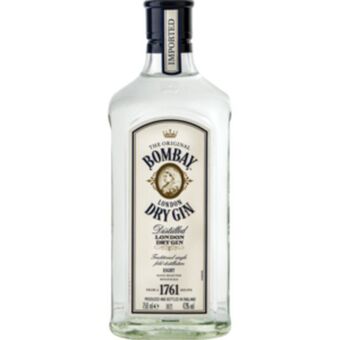 Bombay london dry gin bottle 750ml