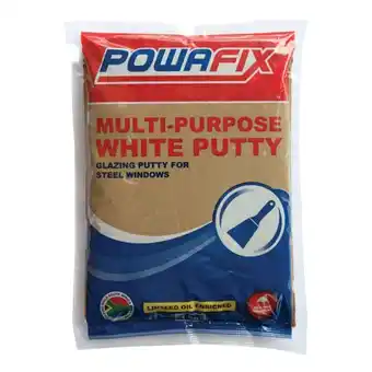 Powafix white putty packet 1kg