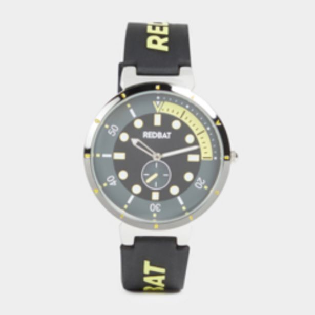 Redbat branded black watch offer at Sportscene