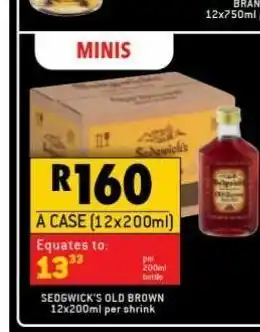 Shoprite Sedgwick's old brown 12 offer
