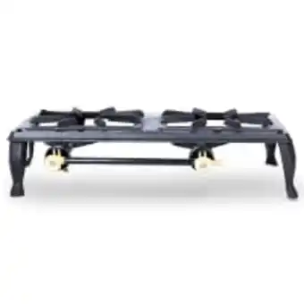 Two-plate camping gas cooker