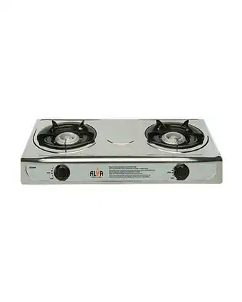 Alva 2 burner stainless steel gas stove