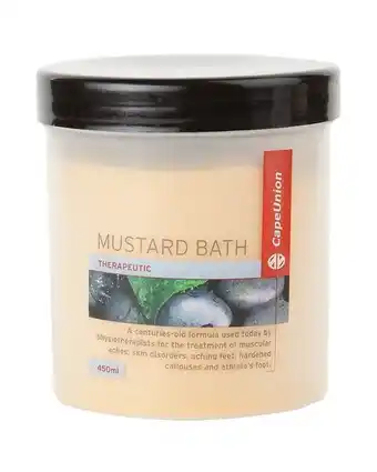 Cape union mustard bath salts