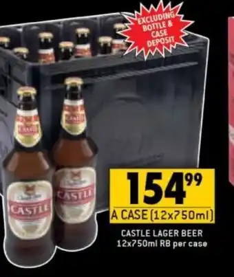 Shoprite Castle lager beer offer