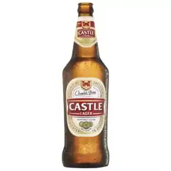 Shoprite Castle lager beer bottle 750ml offer
