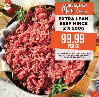 Food Lover's Market Extra lean beef mince 2 offer