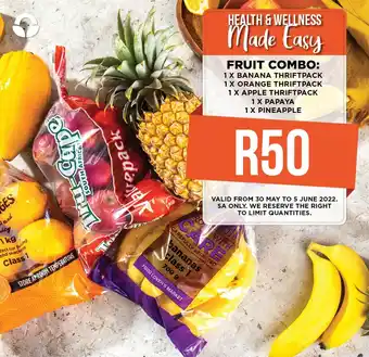Food Lover's Market Bananas, oranges, apples, papaya & pineapple offer