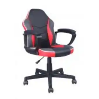 Markuss office chair black with red trim