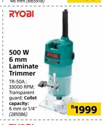 Builders Express 500 w 6 mm laminate trimmer offer