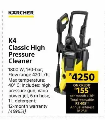 K4 classic high presure cleaner