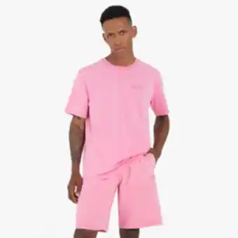 Sportscene Champion men's logo pink shorts offer