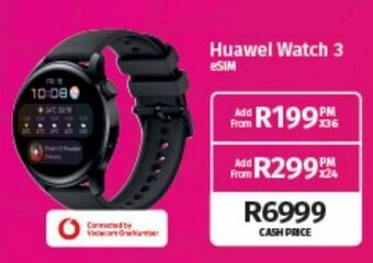 Vodacom Huawei watch 3 offer