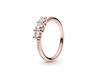 Pandora Clear three-stone ring offer