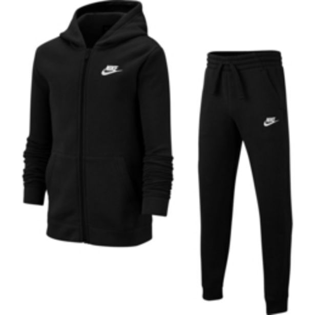 Boys nike sportswear black tracksuit offer at Totalsports