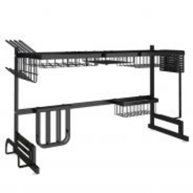 HiFi Corp Alta over sink black stainless steel dish drying rack offer