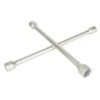 4-way steel wheel spanner