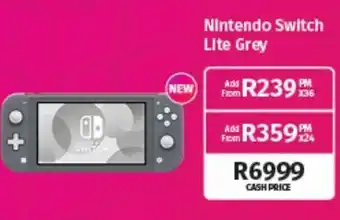 Vodacom Nintendo switch lite gey offer