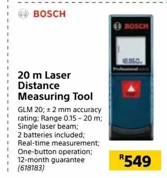 Builders Express 20 m laser distance measuring tool offer