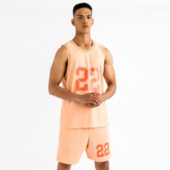 Men's coral mesh shorts