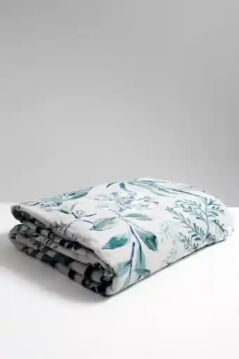 Sheet Street Printed coral fleece blanket l180xw200cm offer