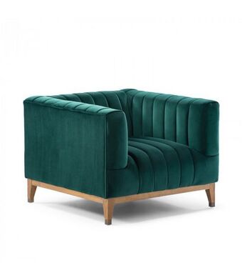 Astoria armchair - velvet emerald green