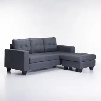 Decofurn Bonnie fabric corner chaise offer