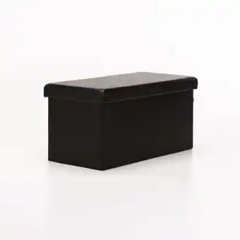 Decofurn Kia leather touch double ottoman offer