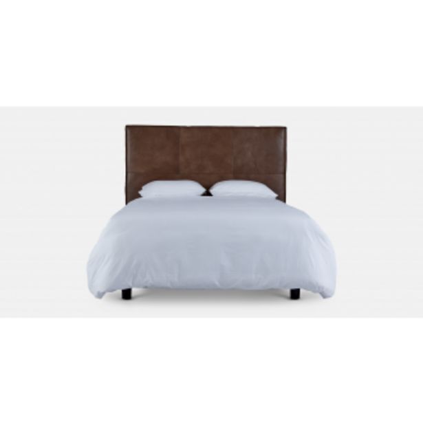 Milos leather headboard range offer at Coricraft