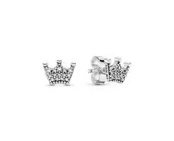 Pandora Crown stud earrings offer