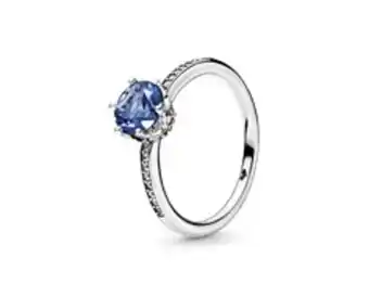 Pandora Blue sparkling crown ring offer