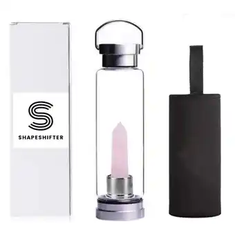 Faithful to Nature Shapeshifter crystal elixir water bottle - ro... offer
