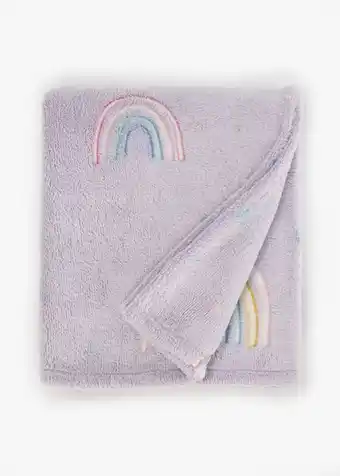 Woolworths Girls glow in the dark fleece throw 150x130cm offer