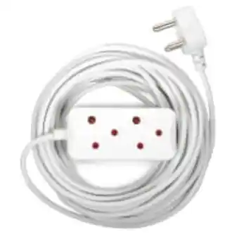 Dixon 10m 2-socket extension lead with child protection