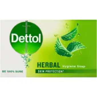Shoprite Dettol herbal bath soap bar 175g offer