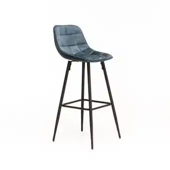 Eden deluxe velvet barstool