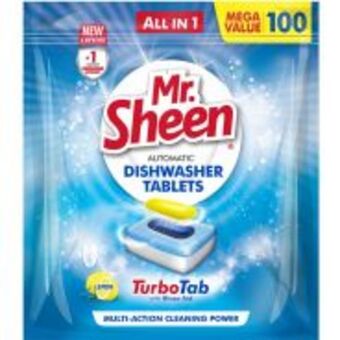 Mr sheen dishwasher tablets 100's