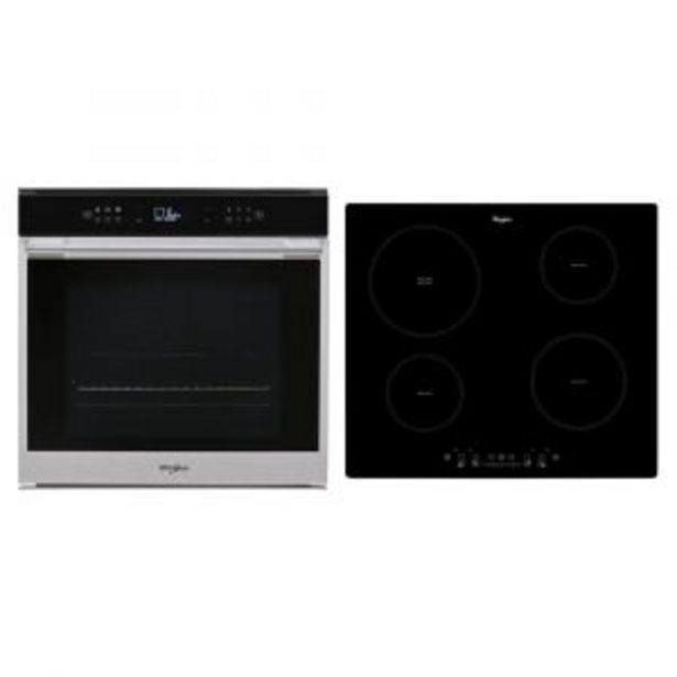Whirlpool oven & hob combo w7om44bs1h + acm802/ne offer at Hirsch's