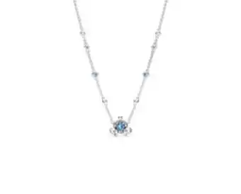 Disney pumpkin coach collier necklace